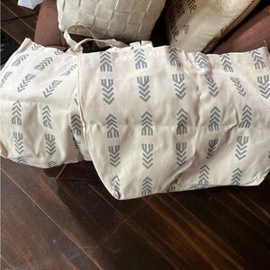 Two canvas bags, would be great for packing up groceries. In great condition.